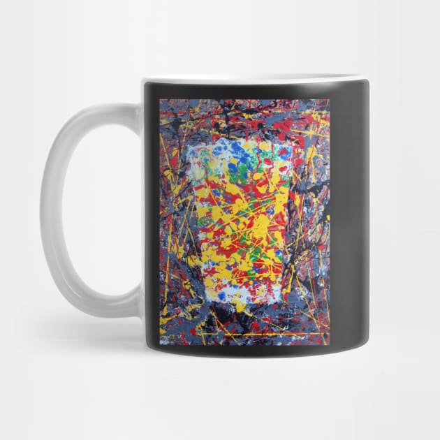 Jackson Pollock Pint by realartisbetter